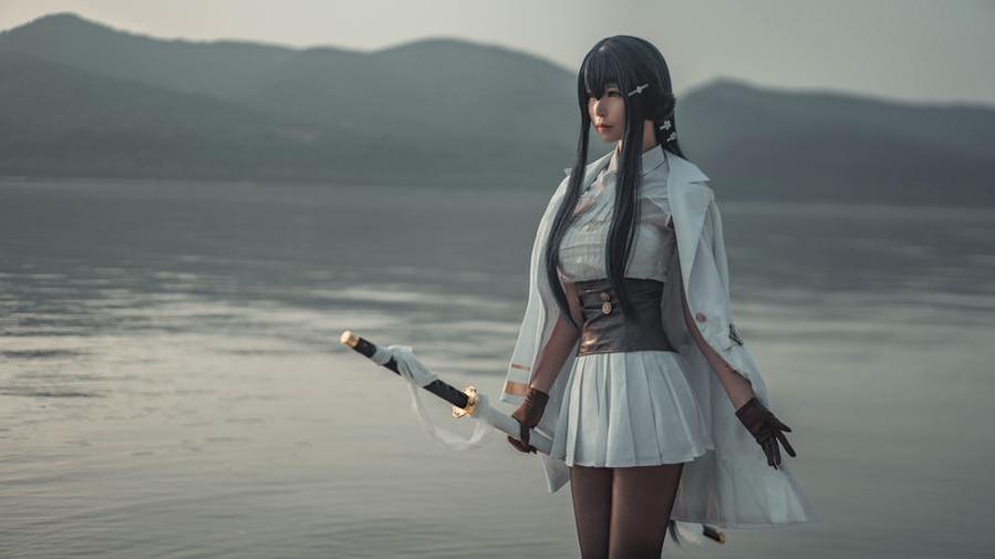 爱老师phd玉藻前的照片合集：绚烂多彩的cosplay，舒适自然的风景